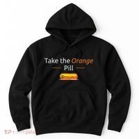 Take The Orange Pill Bitcoin Btc Crypto Currency Defi Hoodie thumb 0