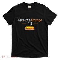 Take The Orange Pill Bitcoin Btc Crypto Currency Defi T-Shirt thumb 0