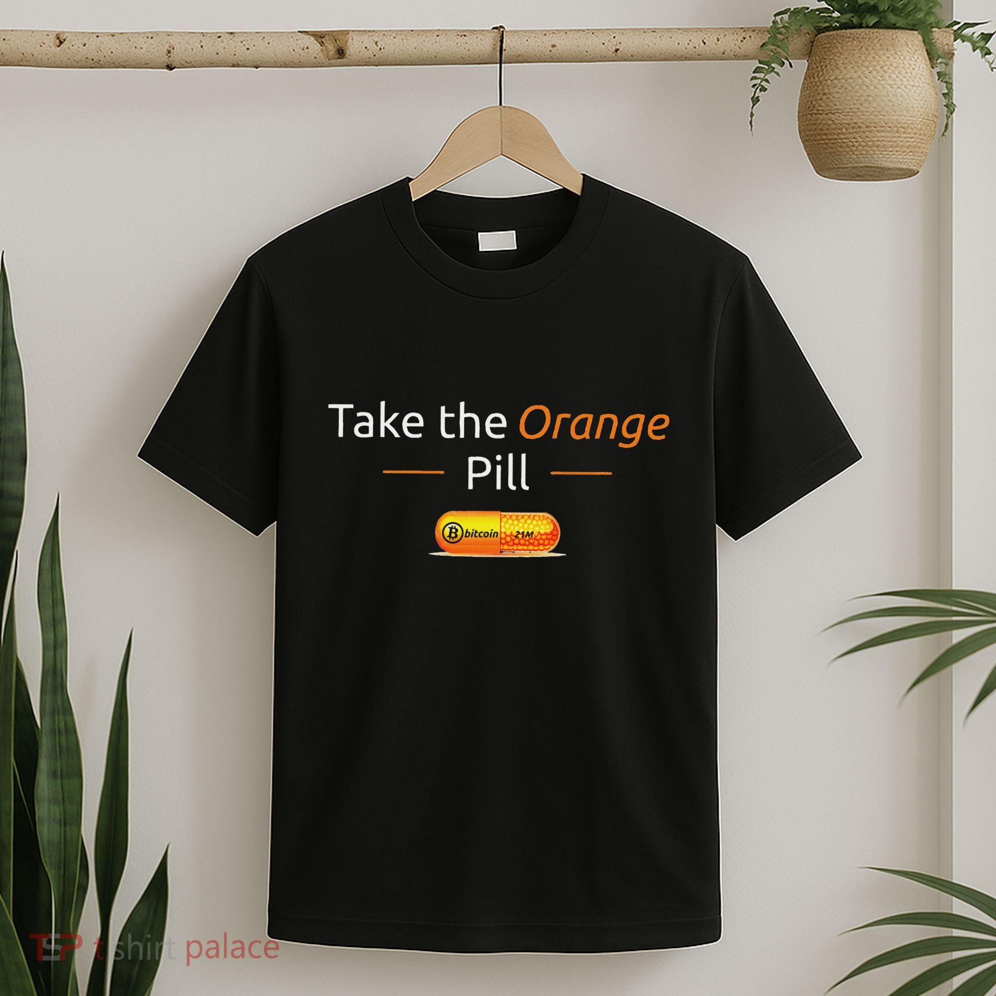 Take The Orange Pill Bitcoin Btc Crypto Currency Defi T-Shirt