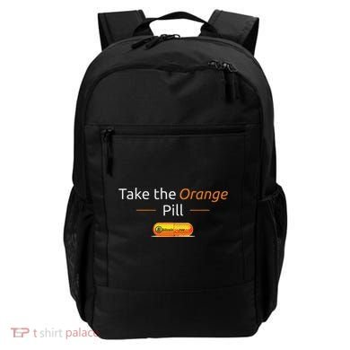Take The Orange Pill Bitcoin Btc Crypto Currency Defi Backpack