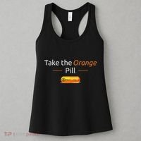Take The Orange Pill Bitcoin Btc Crypto Currency Defi Women's Tank Top thumb 3