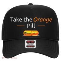 Take The Orange Pill Bitcoin Btc Crypto Currency Defi Hat thumb 0