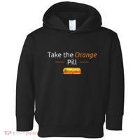 Take The Orange Pill Bitcoin Btc Crypto Currency Defi Toddler Hoodie thumb 0