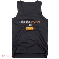 Take The Orange Pill Bitcoin Btc Crypto Currency Defi Tank Top thumb 0