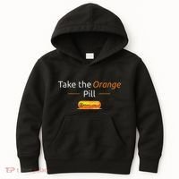 Take The Orange Pill Bitcoin Btc Crypto Currency Defi Kids Hoodie thumb 0