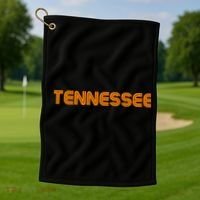 Tennessee Tn Orange Golf Towel thumb 1