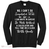 Tell Time On A Clock With Hands Sweatshirt thumb 0