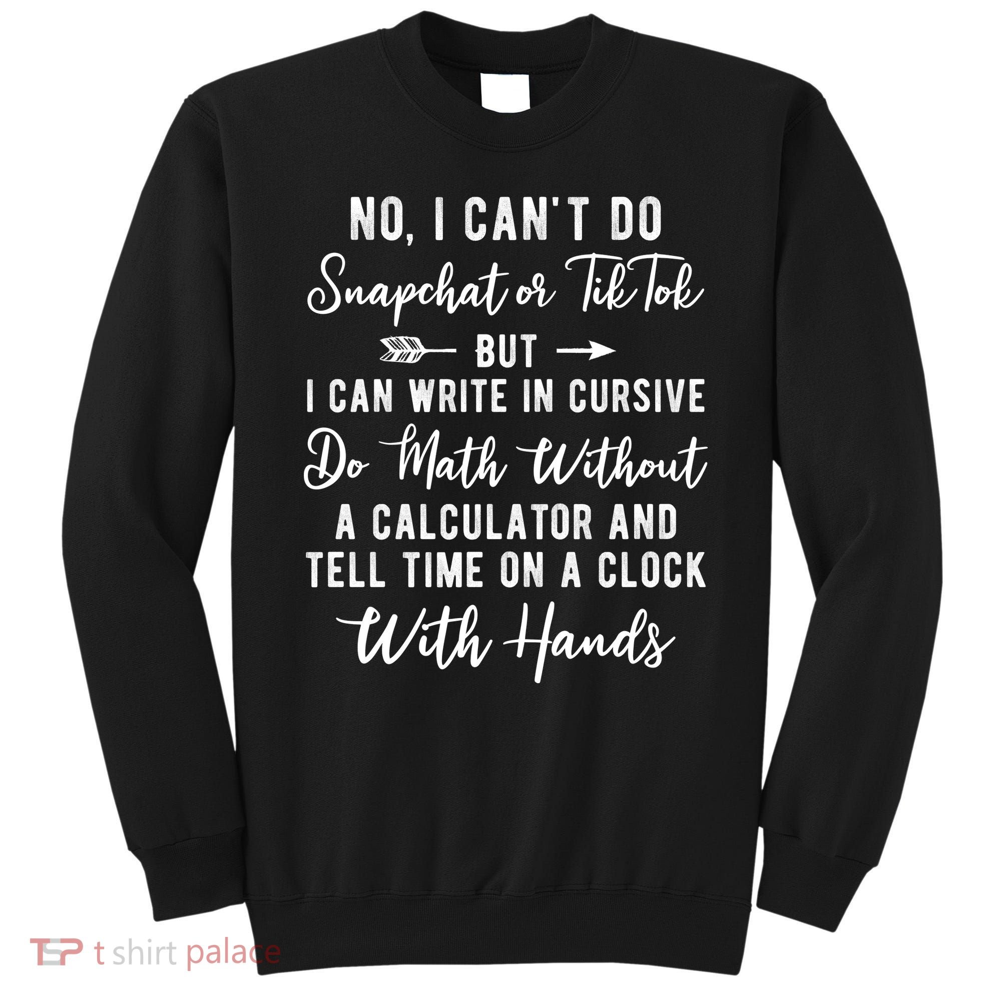 Tell Time On A Clock With Hands Sweatshirt