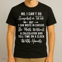 Tell Time On A Clock With Hands T-Shirt thumb 3