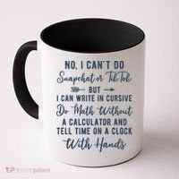Tell Time On A Clock With Hands Coffee Mug thumb 0
