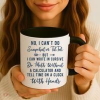 Tell Time On A Clock With Hands Coffee Mug thumb 3