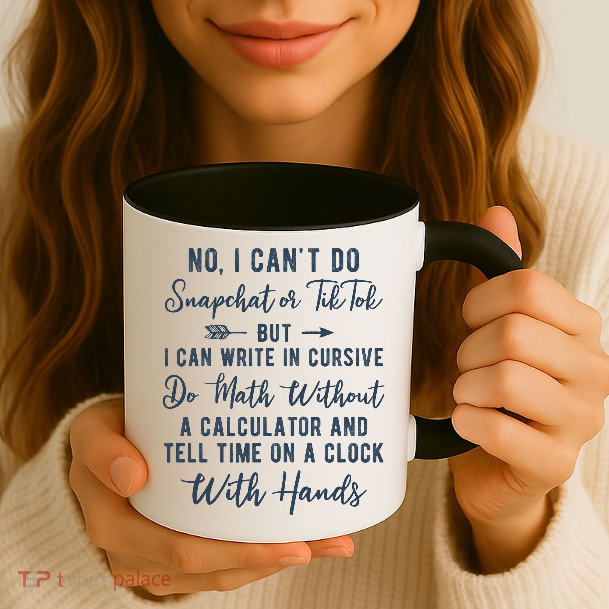 Tell Time On A Clock With Hands Coffee Mug