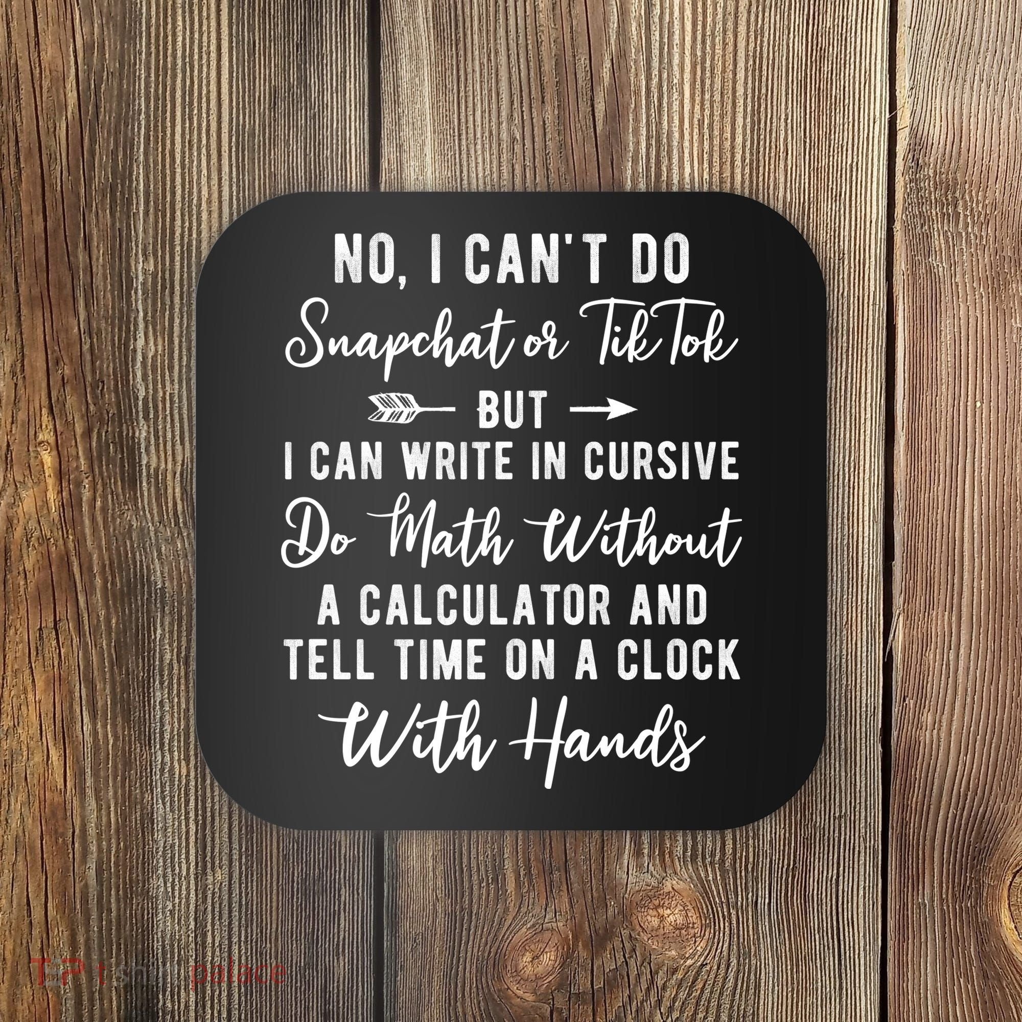 Tell Time On A Clock With Hands Coaster