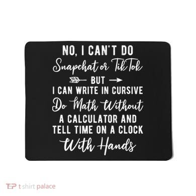 Tell Time On A Clock With Hands Mousepad