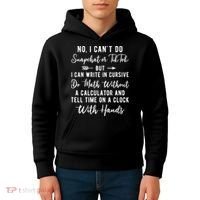 Tell Time On A Clock With Hands Kids Hoodie thumb 4