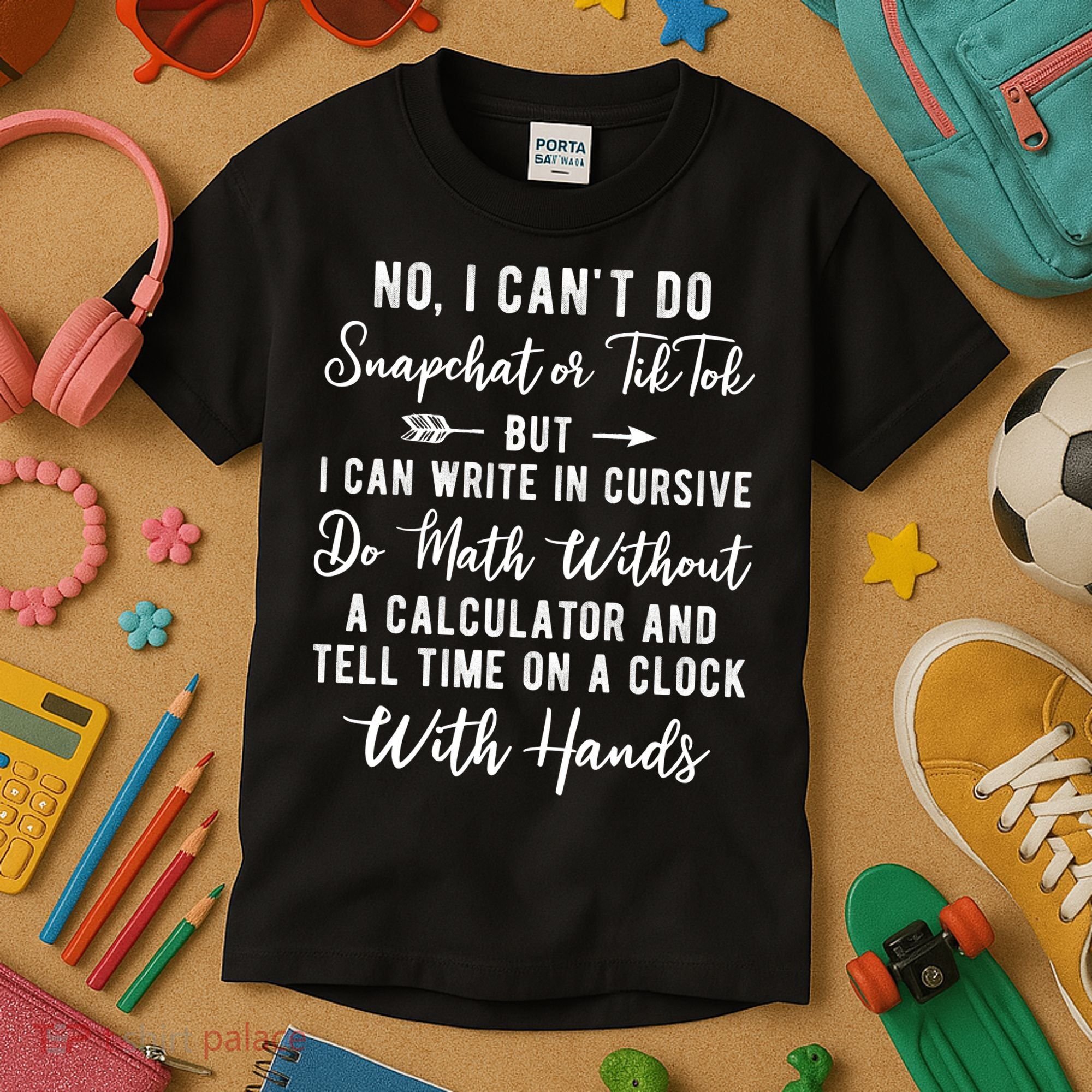 Tell Time On A Clock With Hands Kids T-Shirt