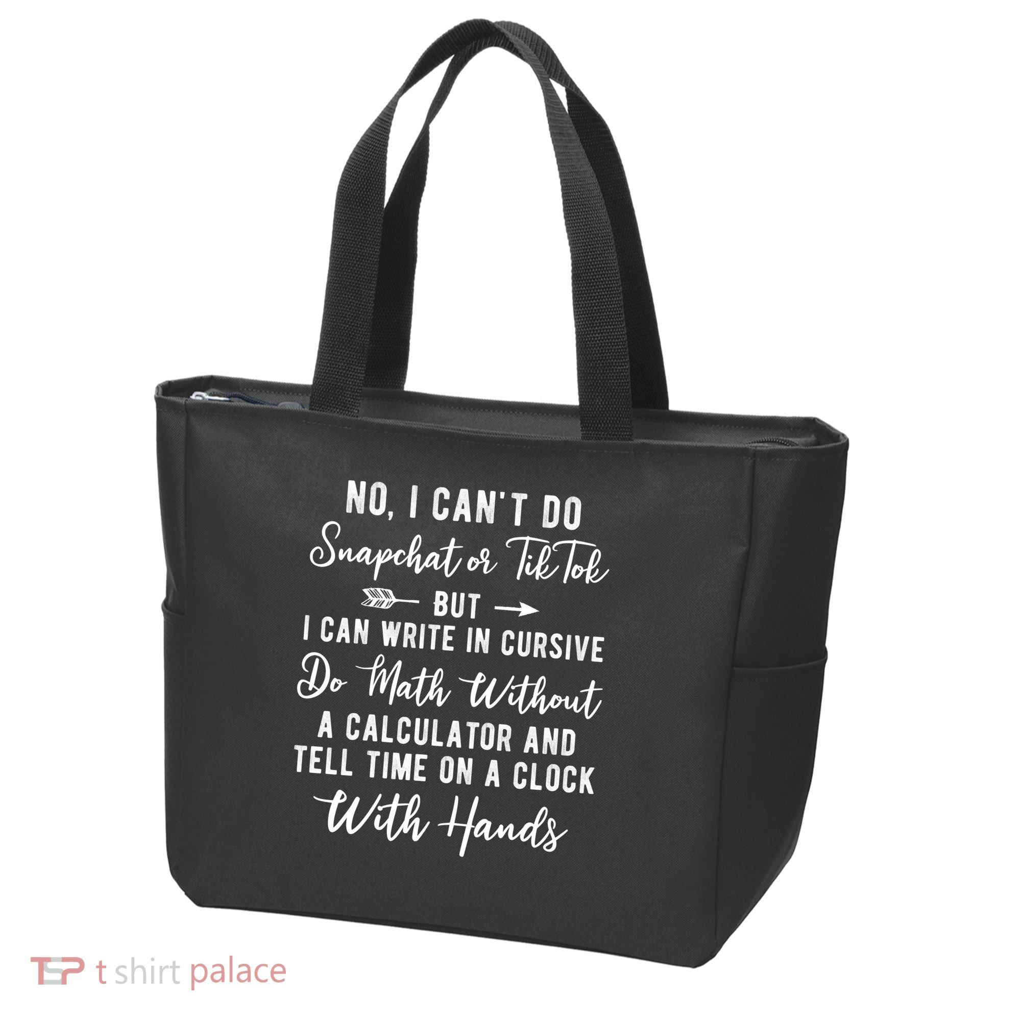 Tell Time On A Clock With Hands Tote Bag