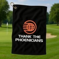 Thank The Phoenicians! Golf Towel thumb 1