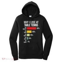 Table Tennis Player Joke For Ping Pong Women's Hoodie thumb 0