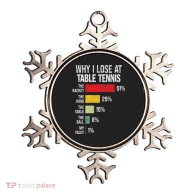 Table Tennis Player Joke For Ping Pong Ornament
