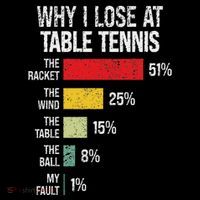 Table Tennis Player Joke For Ping Pong Ornament thumb 1