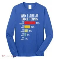 Table Tennis Player Joke For Ping Pong Long Sleeve Shirt thumb 0