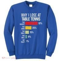 Table Tennis Player Joke For Ping Pong Sweatshirt thumb 0