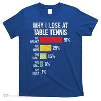 Table Tennis Player Joke For Ping Pong T-Shirt thumb 0