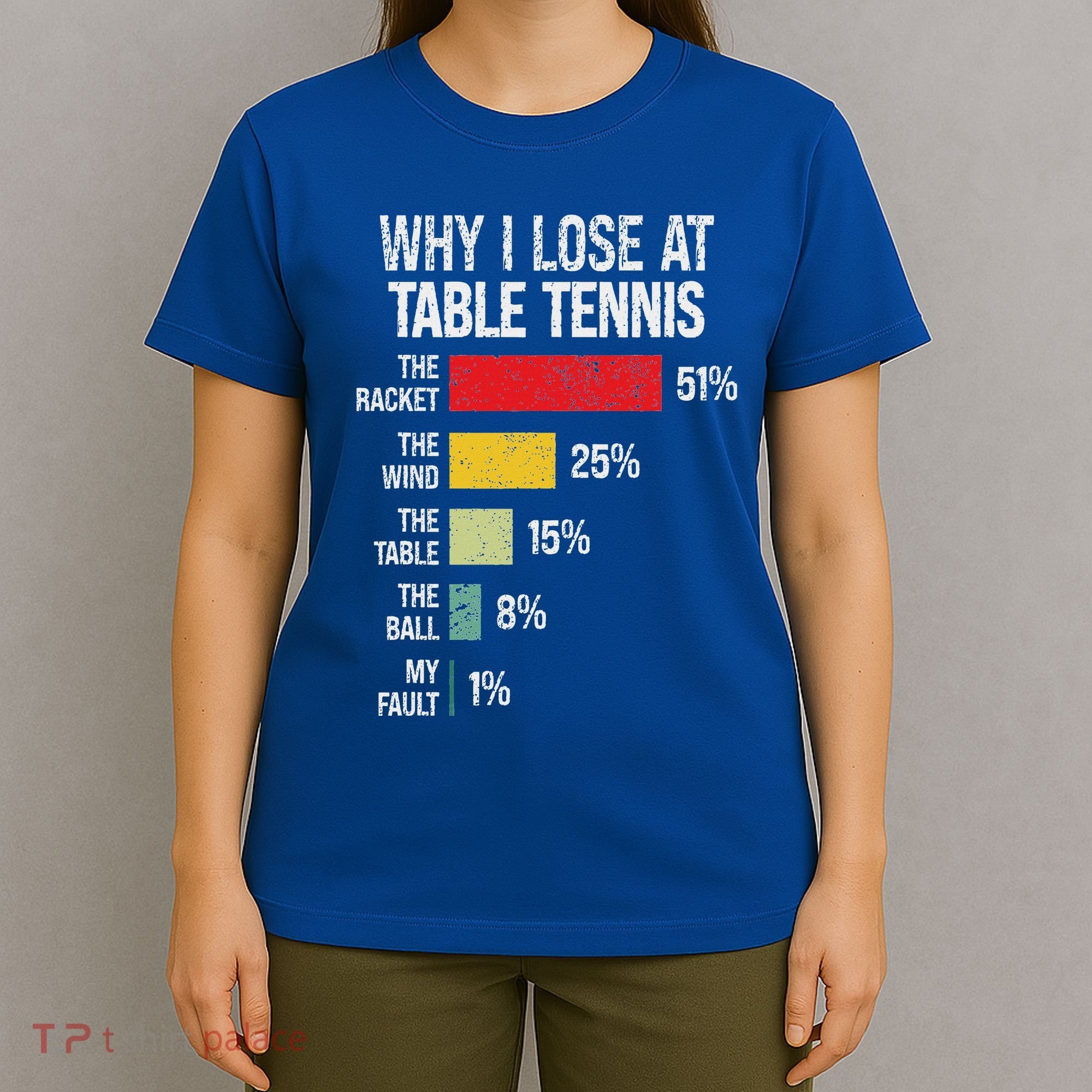 Table Tennis Player Joke For Ping Pong T-Shirt