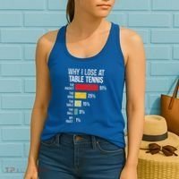 Table Tennis Player Joke For Ping Pong Women's Tank Top thumb 2