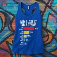 Table Tennis Player Joke For Ping Pong Women's Tank Top thumb 3