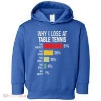 Table Tennis Player Joke For Ping Pong Toddler Hoodie thumb 0