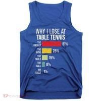 Table Tennis Player Joke For Ping Pong Tank Top thumb 0
