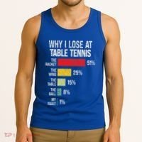Table Tennis Player Joke For Ping Pong Tank Top thumb 3