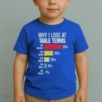 Table Tennis Player Joke For Ping Pong Toddler T-Shirt thumb 2