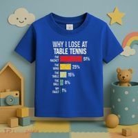Table Tennis Player Joke For Ping Pong Toddler T-Shirt thumb 3
