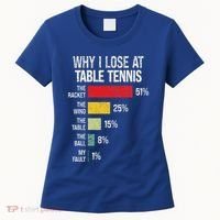 Table Tennis Player Joke For Ping Pong Women's T-Shirt thumb 0