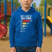 Table Tennis Player Joke For Ping Pong Kids Hoodie thumb 2