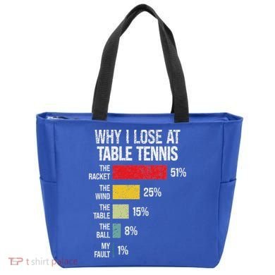 Table Tennis Player Joke For Ping Pong Bag