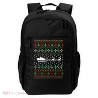 Tank Tanker Panzer Xmas Ugly Christmas Backpack thumb 0