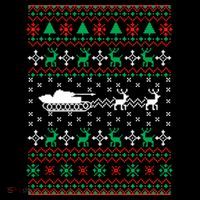 Tank Tanker Panzer Xmas Ugly Christmas Coffee Mug thumb 5