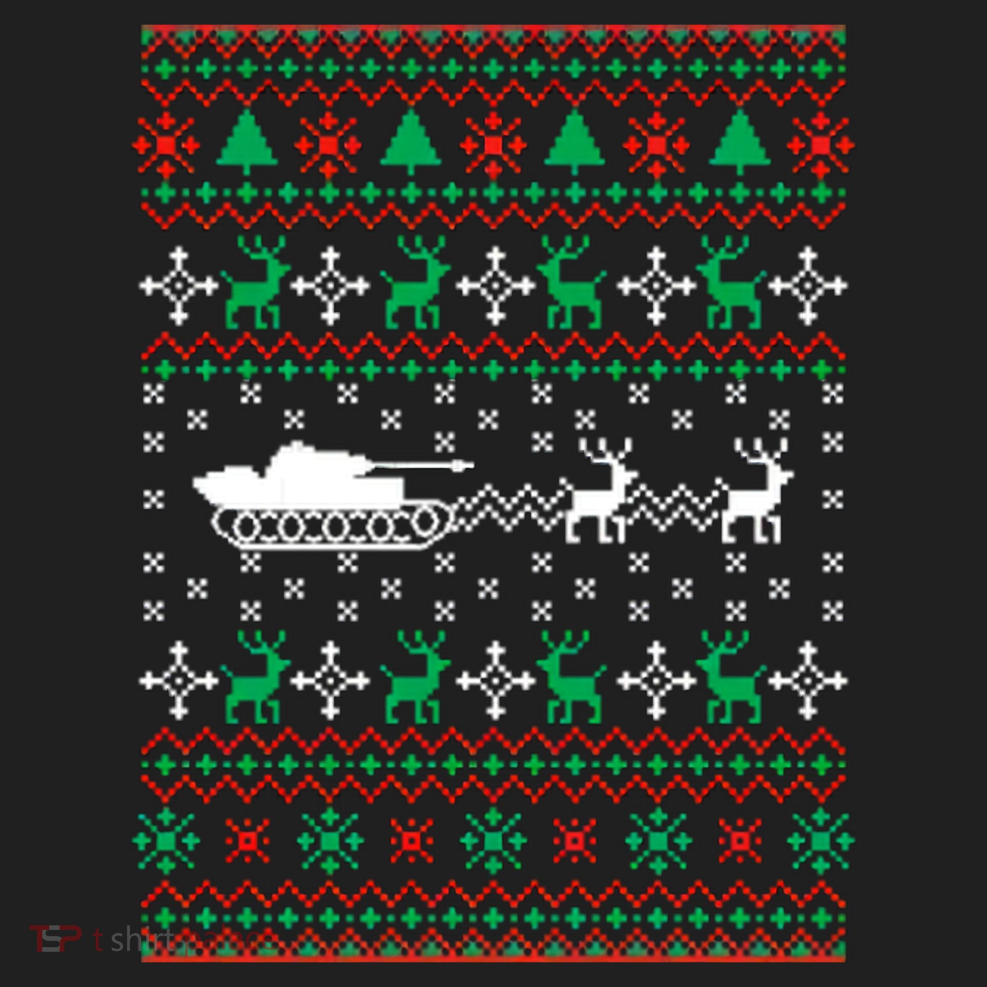 Tank Tanker Panzer Xmas Ugly Christmas Tumbler