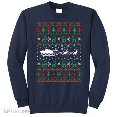 Tank Tanker Panzer Xmas Ugly Christmas Sweatshirt
