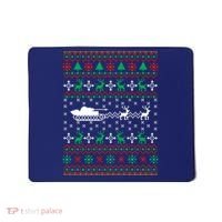 Tank Tanker Panzer Xmas Ugly Christmas Mousepad thumb 0
