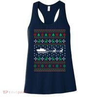 Tank Tanker Panzer Xmas Ugly Christmas Women's Tank Top thumb 0