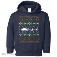Tank Tanker Panzer Xmas Ugly Christmas Toddler Hoodie thumb 0