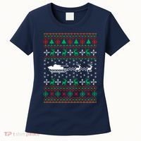 Tank Tanker Panzer Xmas Ugly Christmas Women's T-Shirt thumb 0