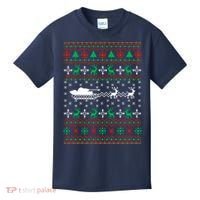 Tank Tanker Panzer Xmas Ugly Christmas Kids T-Shirt thumb 0