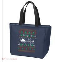 Tank Tanker Panzer Xmas Ugly Christmas Tote Bag thumb 3