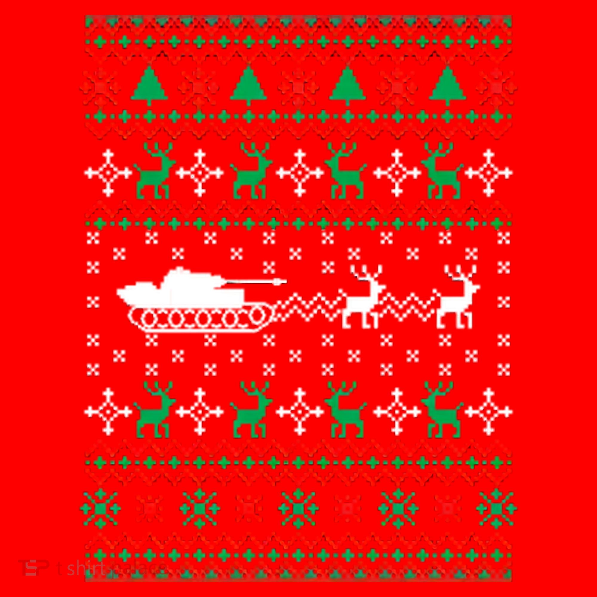 Tank Tanker Panzer Xmas Ugly Christmas Santa Hat